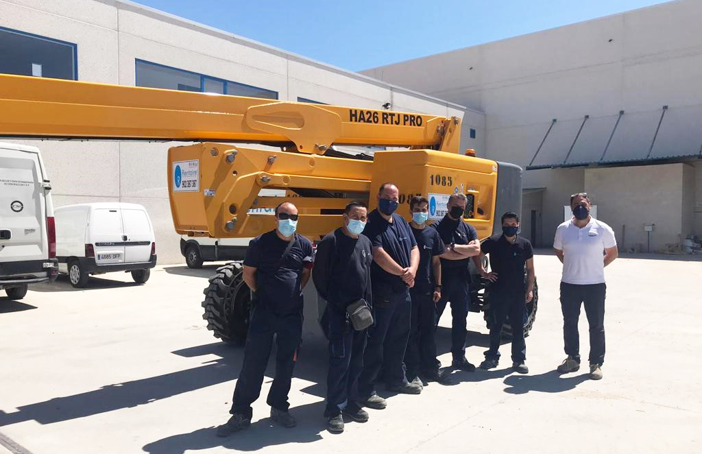 Rentaire further expands its fleet with Haulotte machinesretaire <br> Image source: Haulotte Group