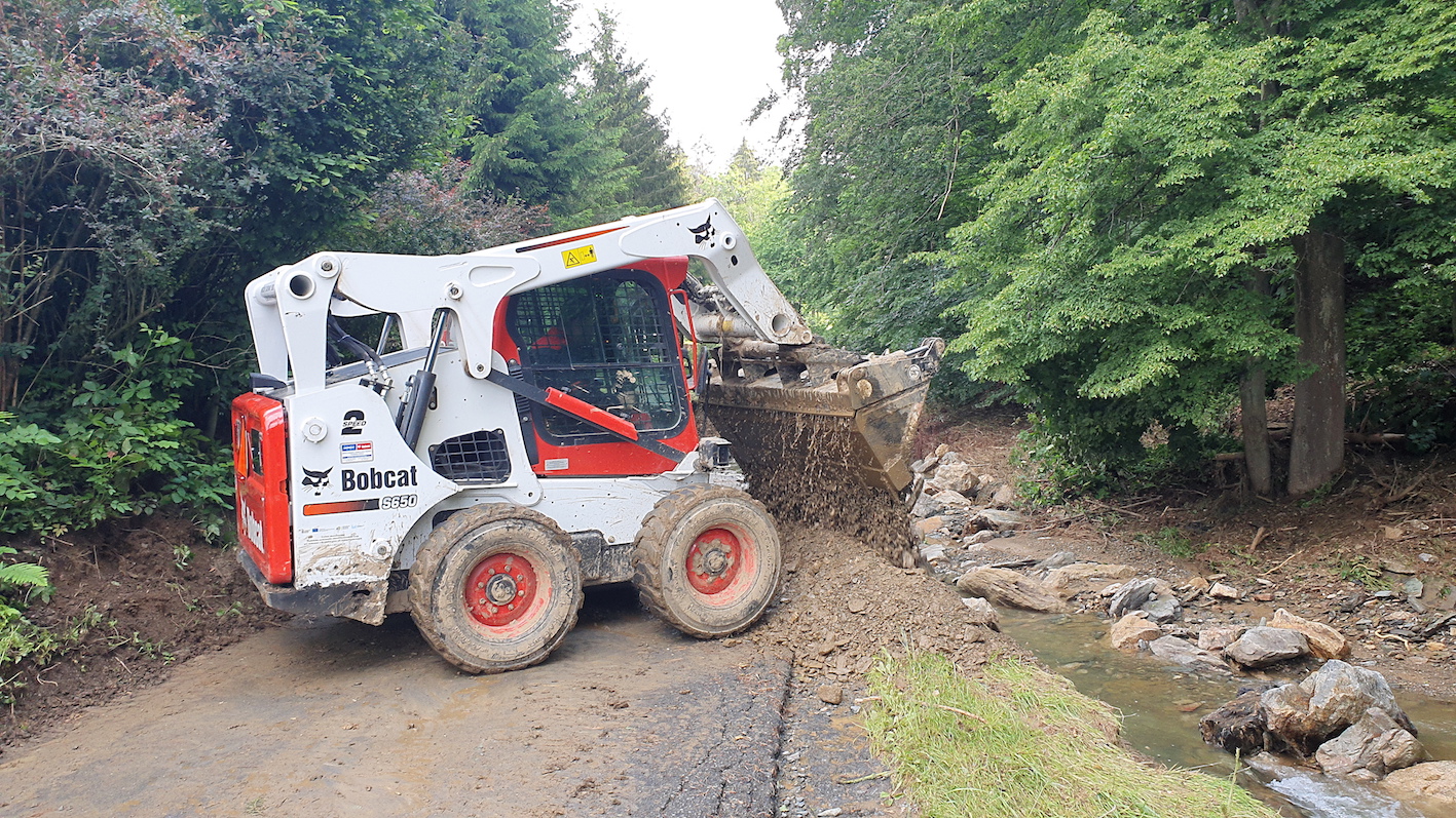 Tornadoes or Flash Floods - Bobcat Loaders Aid Firefighters