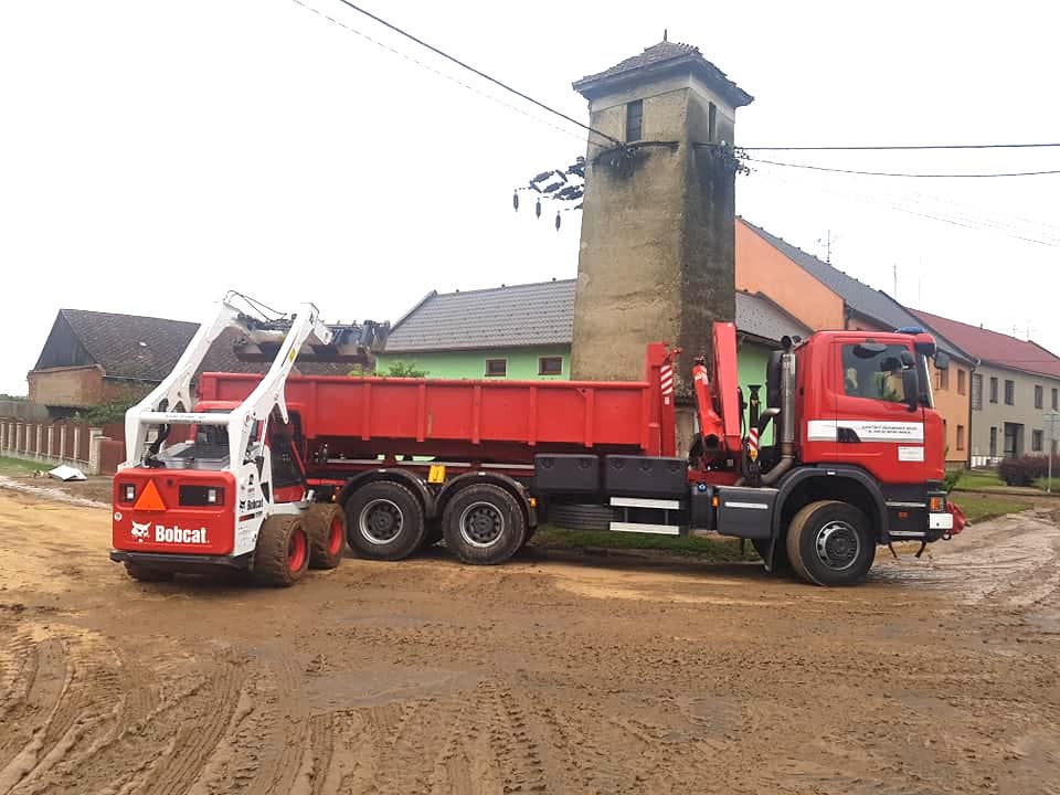 Tornadoes or Flash Floods - Bobcat Loaders Aid Firefighters