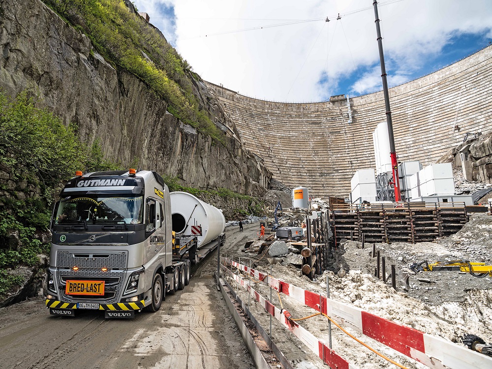 The transport-optimized dimensions of the LINEMIX container modules also enabled fast and uncomplicated delivery of the individual components in high alpine terrain.