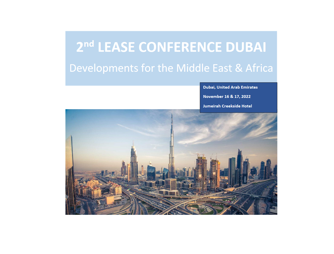 Lease Conference Dubai 2022 opens its doors! 