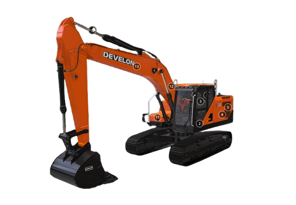Develon -9 series crawler excavators