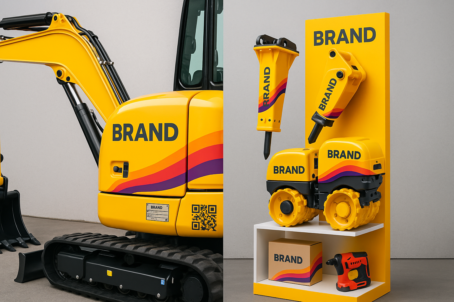Excavator parts, components