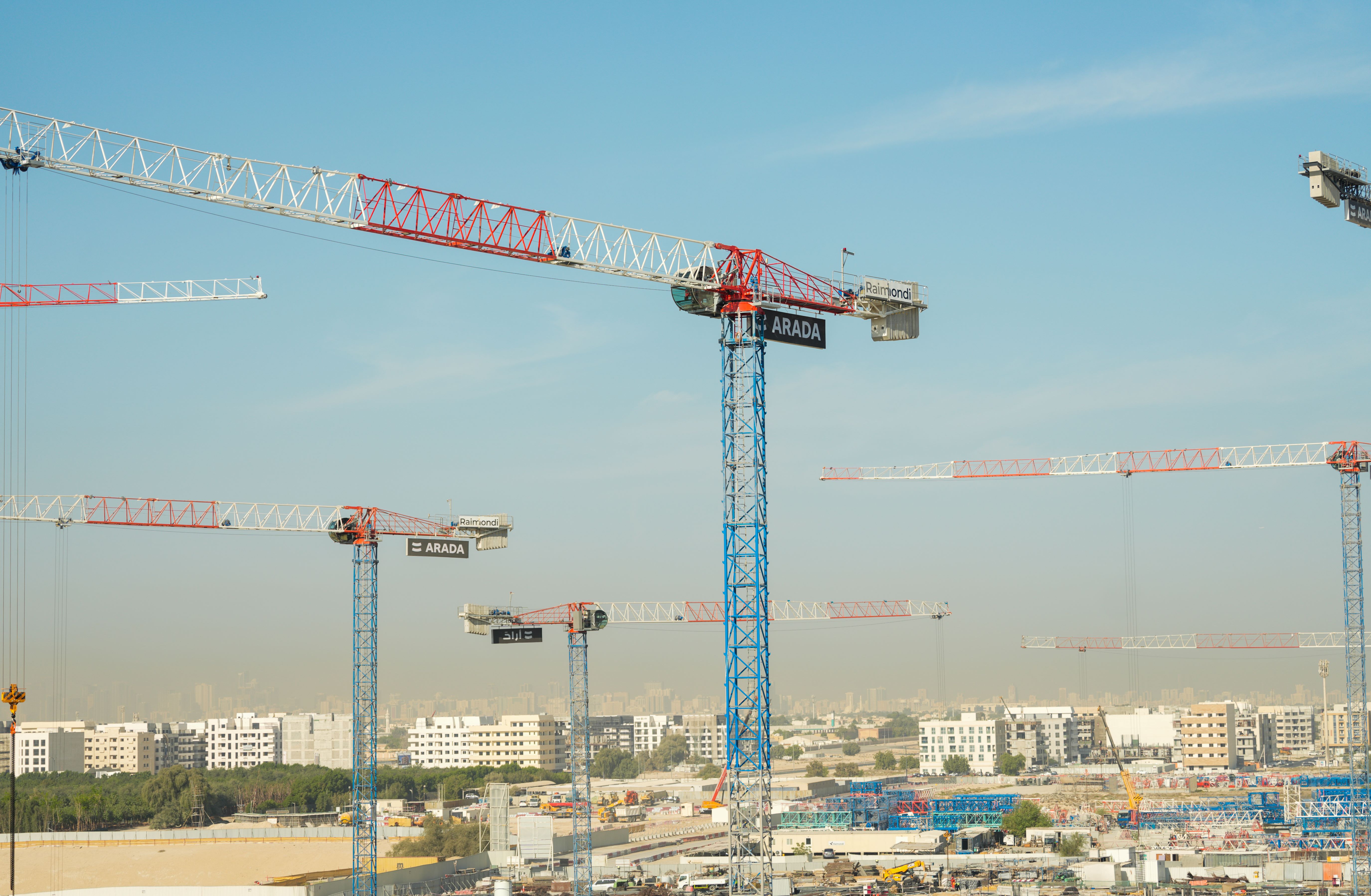 Six Raimondi flat-tops drive construction of Sharjah’s newest Central Business District