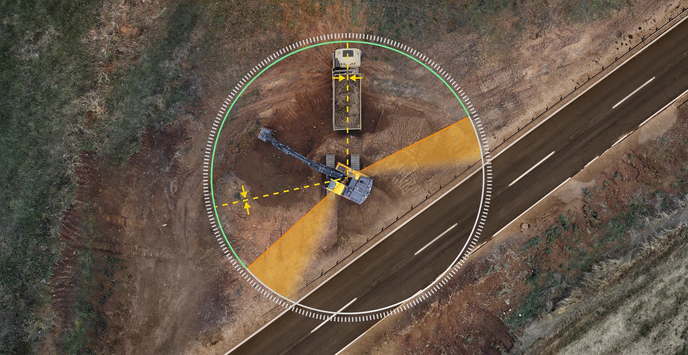 Automated grading for double the productivity <br> Image source: Volvo Construction Equipment
