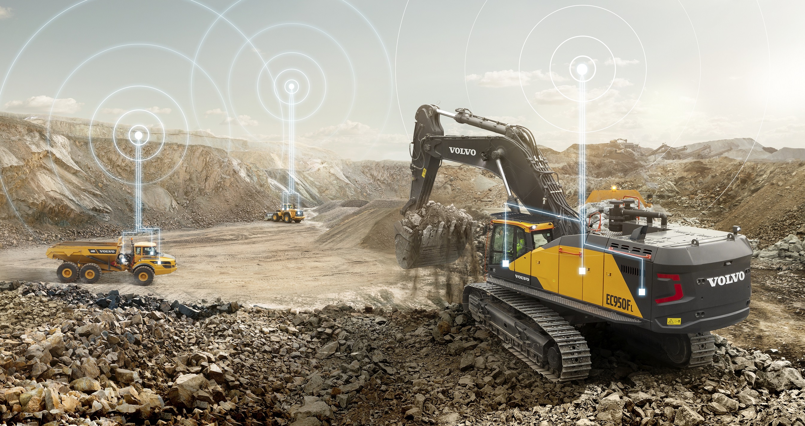 Stay on top of fleet management  <br> Image source: Volvo Construction Equipment