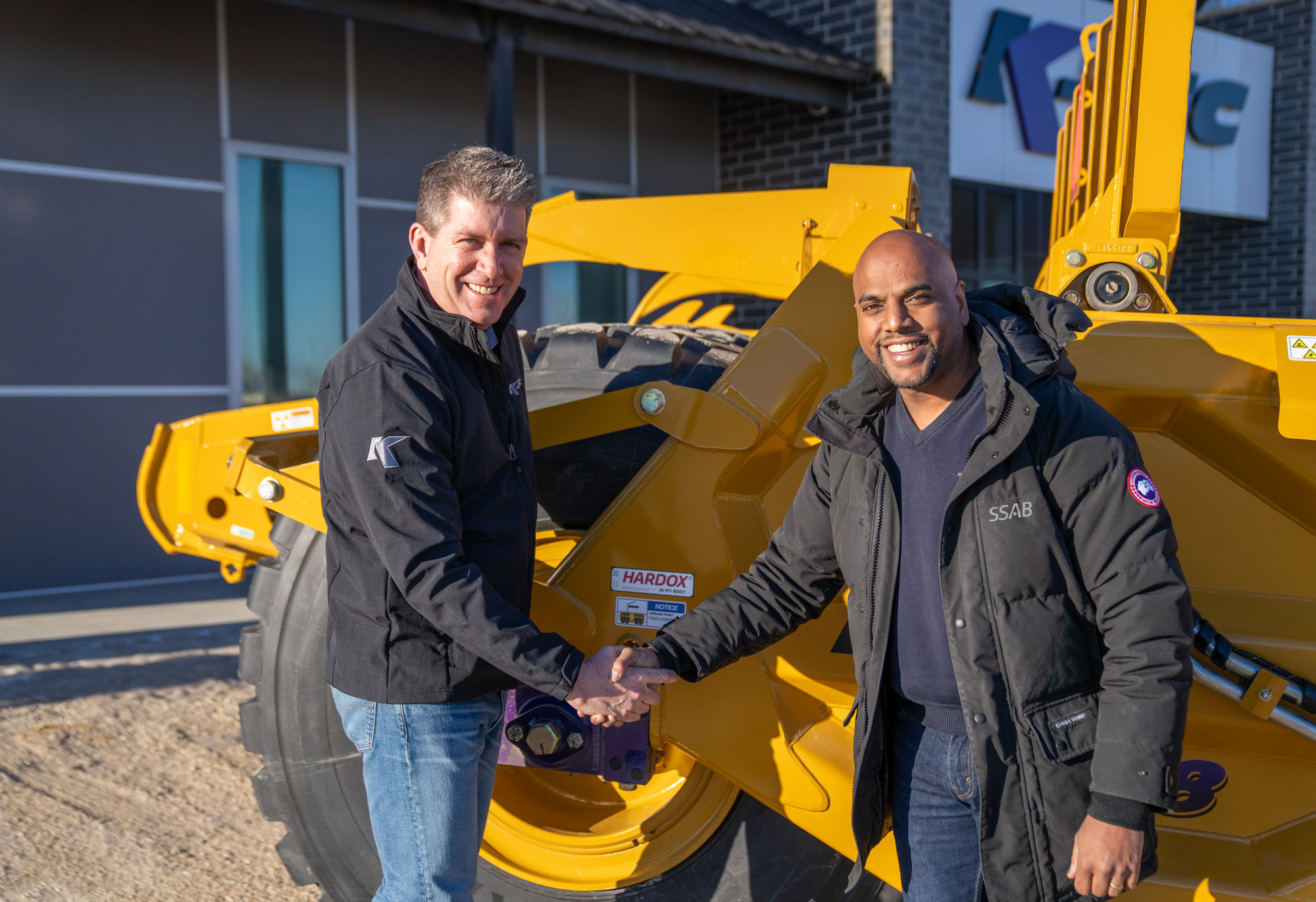K-Tec is first to build sustainable earthmoving equipment with fossil-free steel in collaboration with SSAB