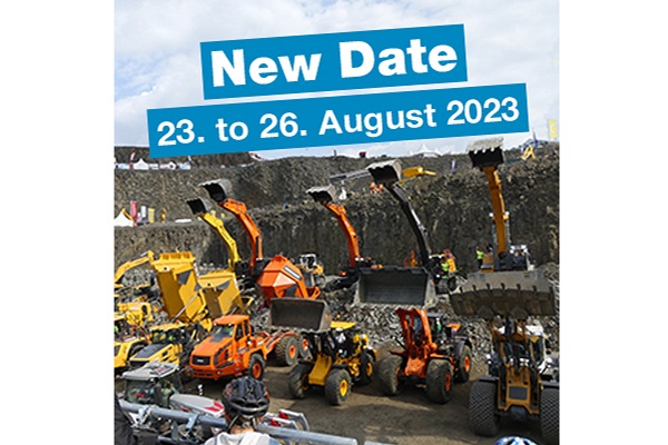 The 11th International Demonstration Fair for the Raw Materials and Building Materials Industry had to be cancelled for 2021 due to the unpredictable development. Thus, the 11th steinexpo will not take place again until 23 to 26 August 2023 at the MHI quarry in Nieder-Ofleiden, Hesse.