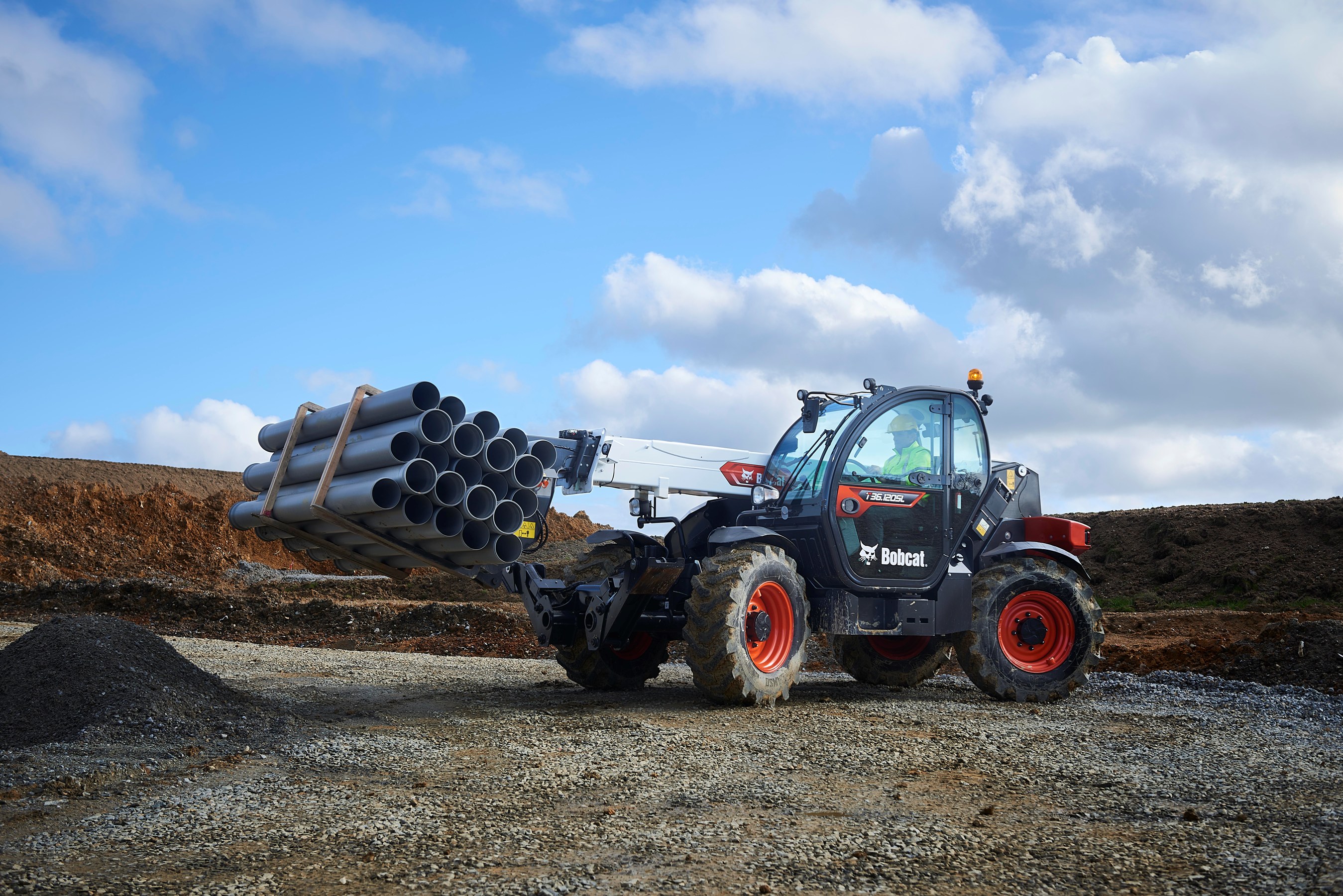 Bobcat is launching the company's new generation R-Series telehandler range. <br> Image source: Doosan Bobcat EMEA