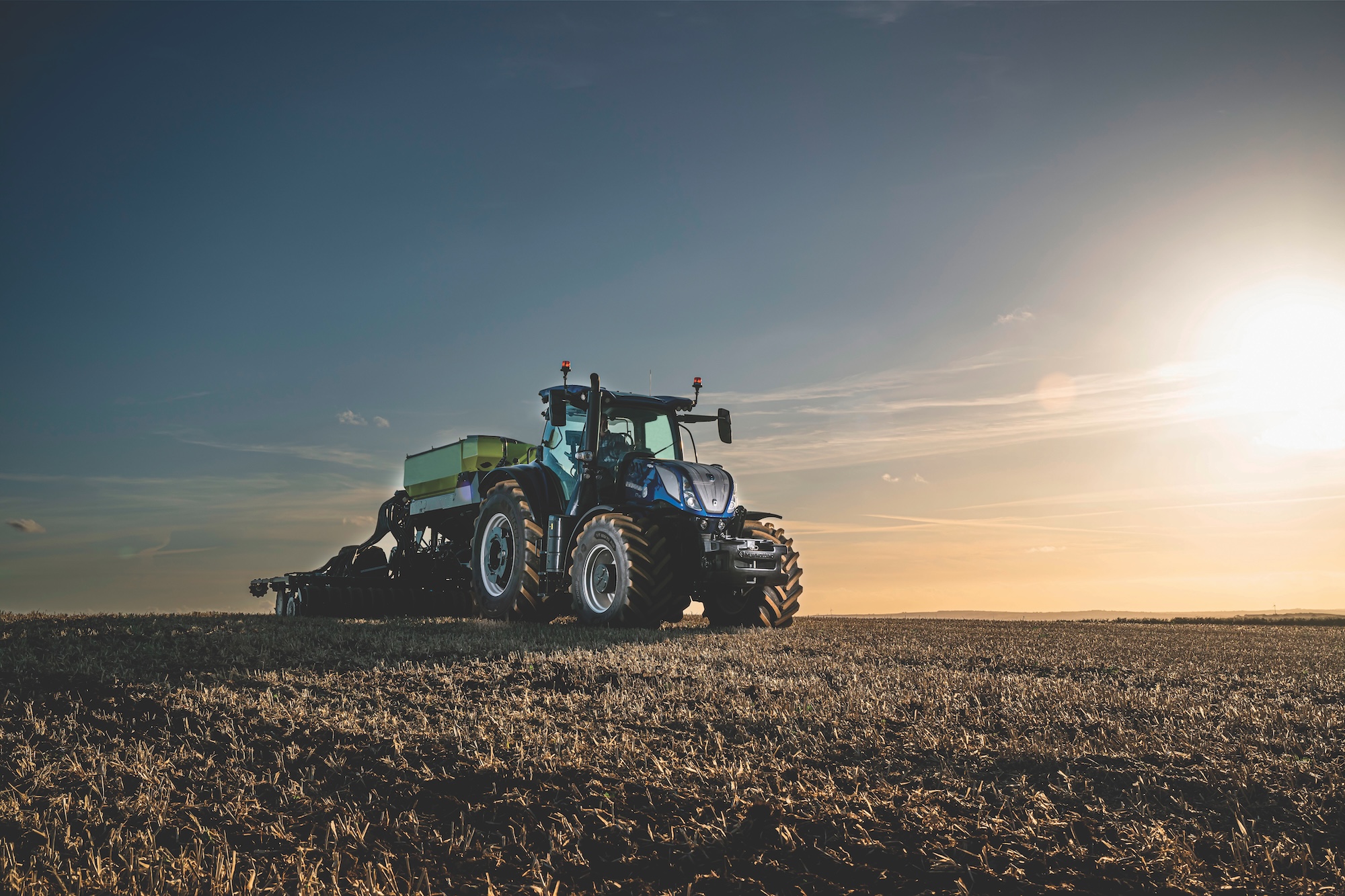 T7.300 Long Wheelbase in field.