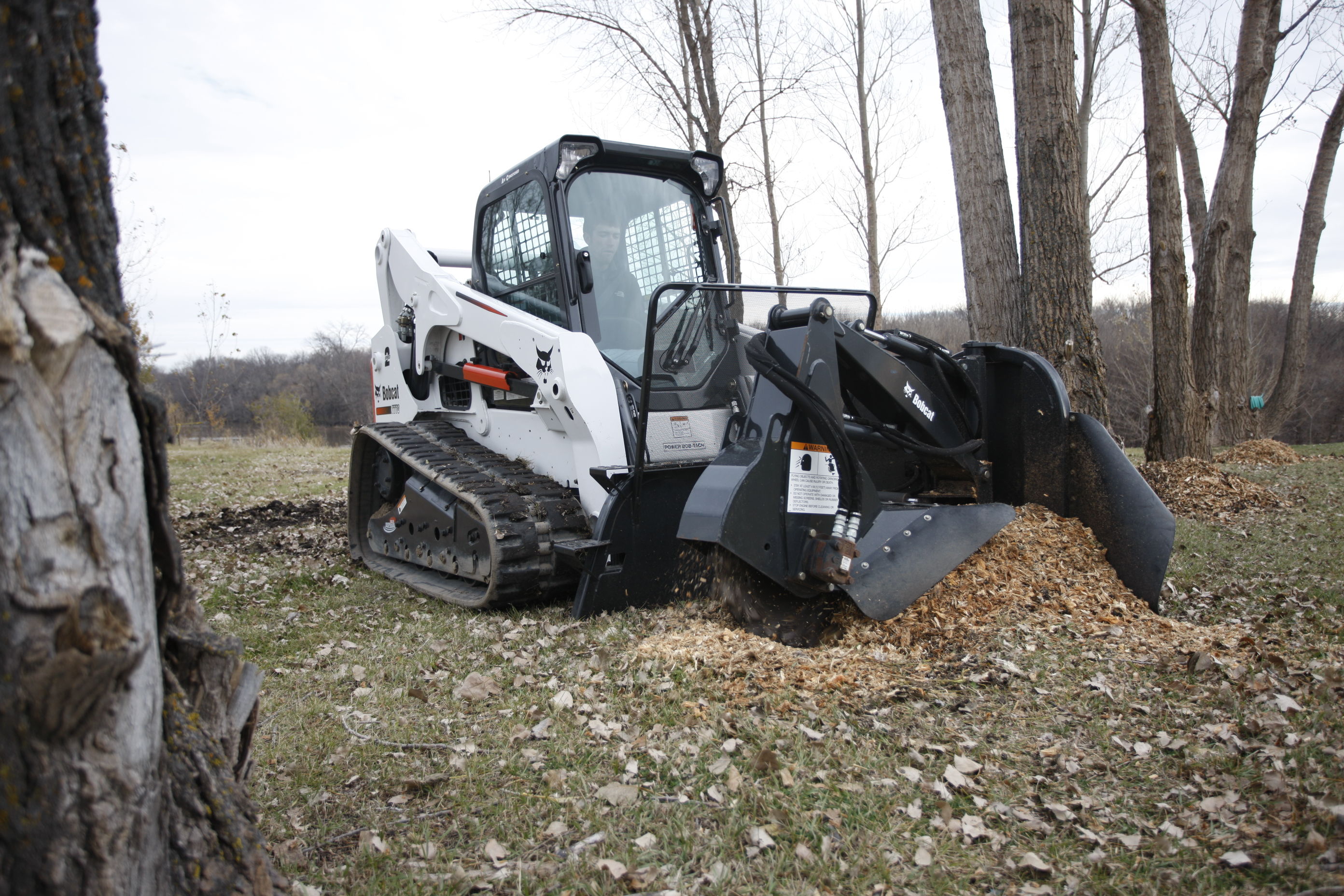 Bobcat T770 Stump Grinder <br> Image source: Doosan Bobcat  EMEA PR