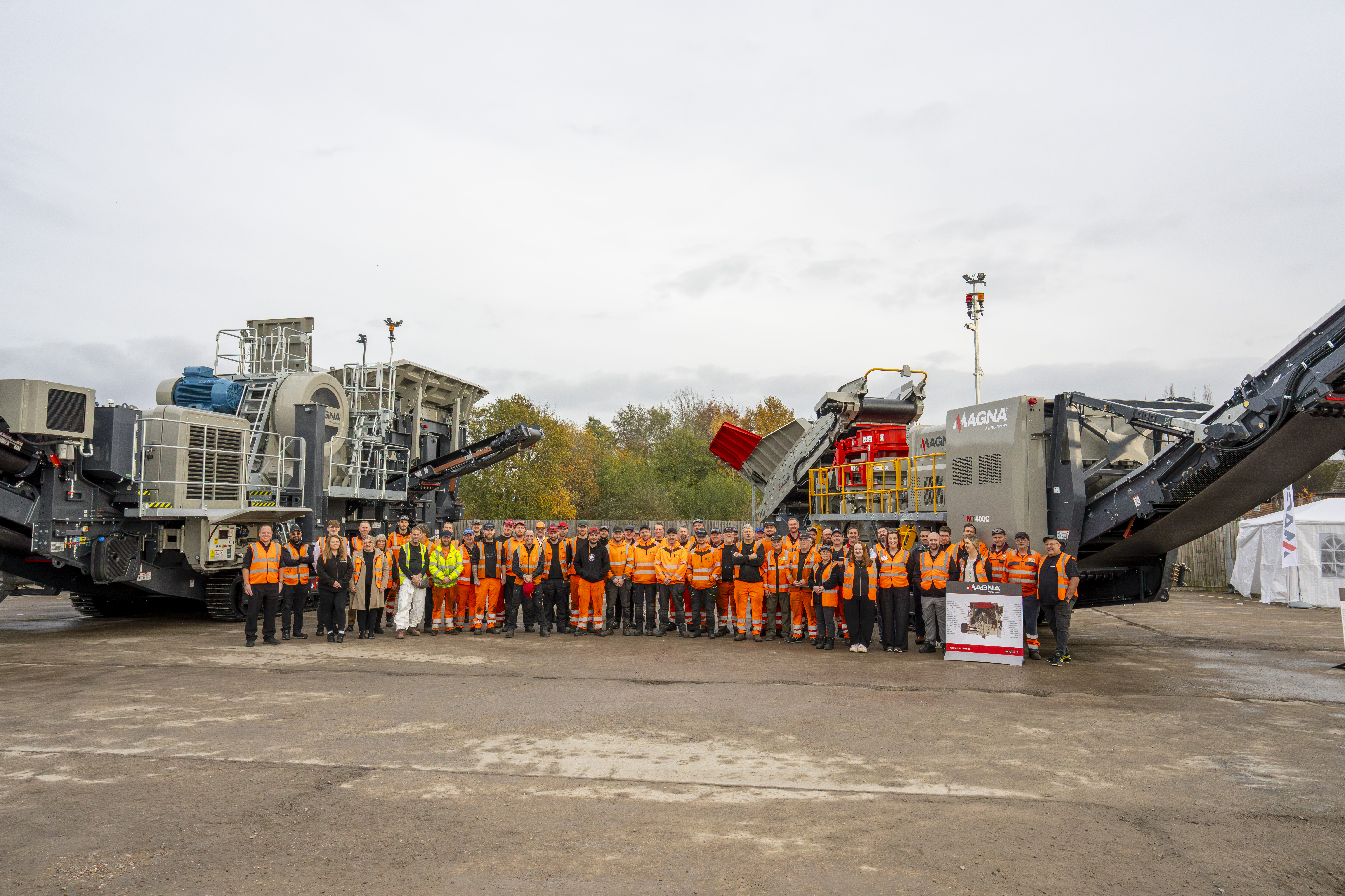  Terex Coalville team at the MAGNA European launch event