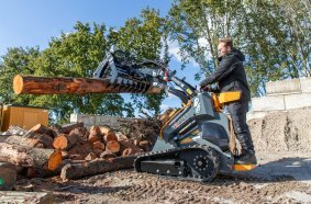 GS950TE with a branch clamp in action