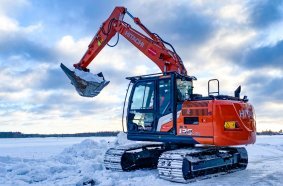 Hitachi excavator