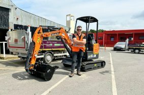 EMS Supplies First Develon Electric Excavators in Ireland