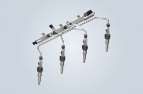 Liebherr's H2-DI solution comprises a fully comprehensive injection system including pressure control.