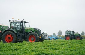 PTx Trimble OutRun autonomy kits for wide tool compatibility on two Fendt 900 Vario
