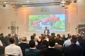 Uwe Strotmann, Managing Director of Ruthmann Holdings GmbH, welcomed his guests at Velen Castle.