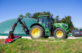The Fliegl extension arm – new possibilities in forestry and agricultural maintenance