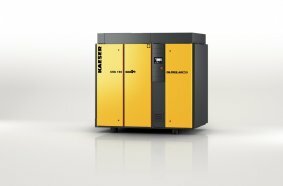 The CSG series (on the right with integrated i.HOC rotation dryer) delivers compressed air dependably and efficiently for oil-free applications.