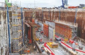 Everything from a single source: PERI formwork and scaffolding systems are used on the construction site and are tailored to work seamlessly together.