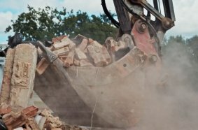 Demolition waste