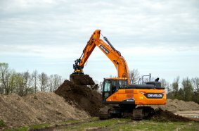 New Leica MC1 3D Machine Guidance System for Develon DX225LC-7X Excavator