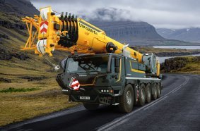 The new Liebherr LTM 1100-5.3 mobile crane offers a new level of combined mobility, economy and performance.