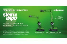 At booth A39, SENNEBOGEN is going to showcase its 830 E Demolition Vario Tool demolition excavator with Longfront equipment, as well as the 825 E Demolition at MBI’s booth C15.