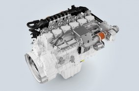 The prototype six-cylinder H966 hydrogen engine is the heart of Liebherr’s first hydrogen-powered crawler excavator.