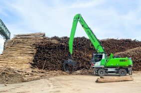 Indonesian paper mill with 9 material handling machines