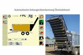 Fliegl Agrartechnik GmbH presents an automatic attachment recognition system for push-off trailers