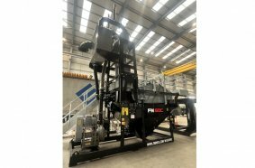 FM60C in production at the Terex Washing Systems manufacturing facility in Dungannon, Northern Ireland