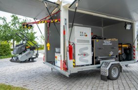 FUTTEC microwave technology enables durable pothole repairs even in freezing temperatures