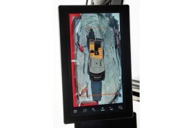 A complete overview: DEVELONS’ SAVM (Smart All-Round Viewing Monitor) uses six cameras and AI to provide a 360° view of the surroundings.