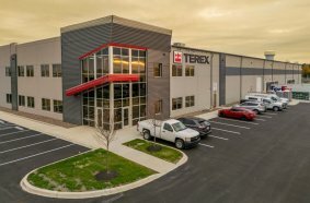 Exterior image of the new Terex Louisville Parts facility.