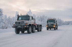 Winter Testing Mercedes-Benz Trucks January 2026