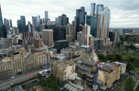  Two Raimondi hydraulic luffing jib cranes assigned to prestigious restoration project in Melbourne 