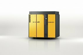  The CSG series (on the right with integrated i.HOC rotation dryer) delivers compressed air dependably and efficiently for oil-free applications.