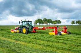 The highest flexibility during operation with low requirements for the tractor