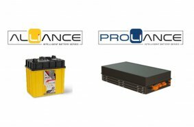 Low-voltage Alliance Intelligent Battery Series battery pack (left) and high-voltage Proliance Intelligent Battery Series battery pack (right)