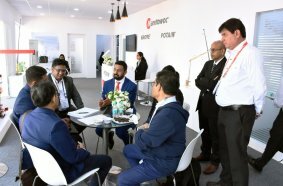 The Manitowoc booth welcomed hundreds of visitors, facilitating numerous productive discussions.