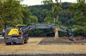 Swing into action - Volvo Construction Equipment unveil their new generation EWR150 and EWR170 short swing wheeled excavators