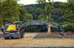 Swing into action - Volvo Construction Equipment unveil their new generation EWR150 and EWR170 short swing wheeled excavators