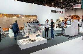 The Innovation Lab at the Liebherr booth showcases a range of the Group’s pioneering concepts for the future of mining.