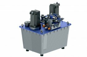 The new ABKAG double power unit combines two individual power units into one compact system. Equipped with only one tank and a central manifold, it significantly reduces the need for valves, pipes, and accessories.
