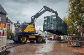 Swing into action - Volvo Construction Equipment unveil their new generation EWR150 and EWR170 short swing wheeled excavators