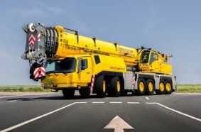 Grove’s new GMK6450-1 all-terrain crane.