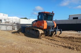 New Develon DD130 Dozer at CS Retail Construções