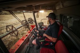 CASE IH Axial-Flow 7160 Inside Cab